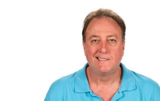 a man with facial paralysis caused by Bell's Palsy