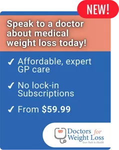 Doctors for Weight Loss ad banner, speak to a doctor today.